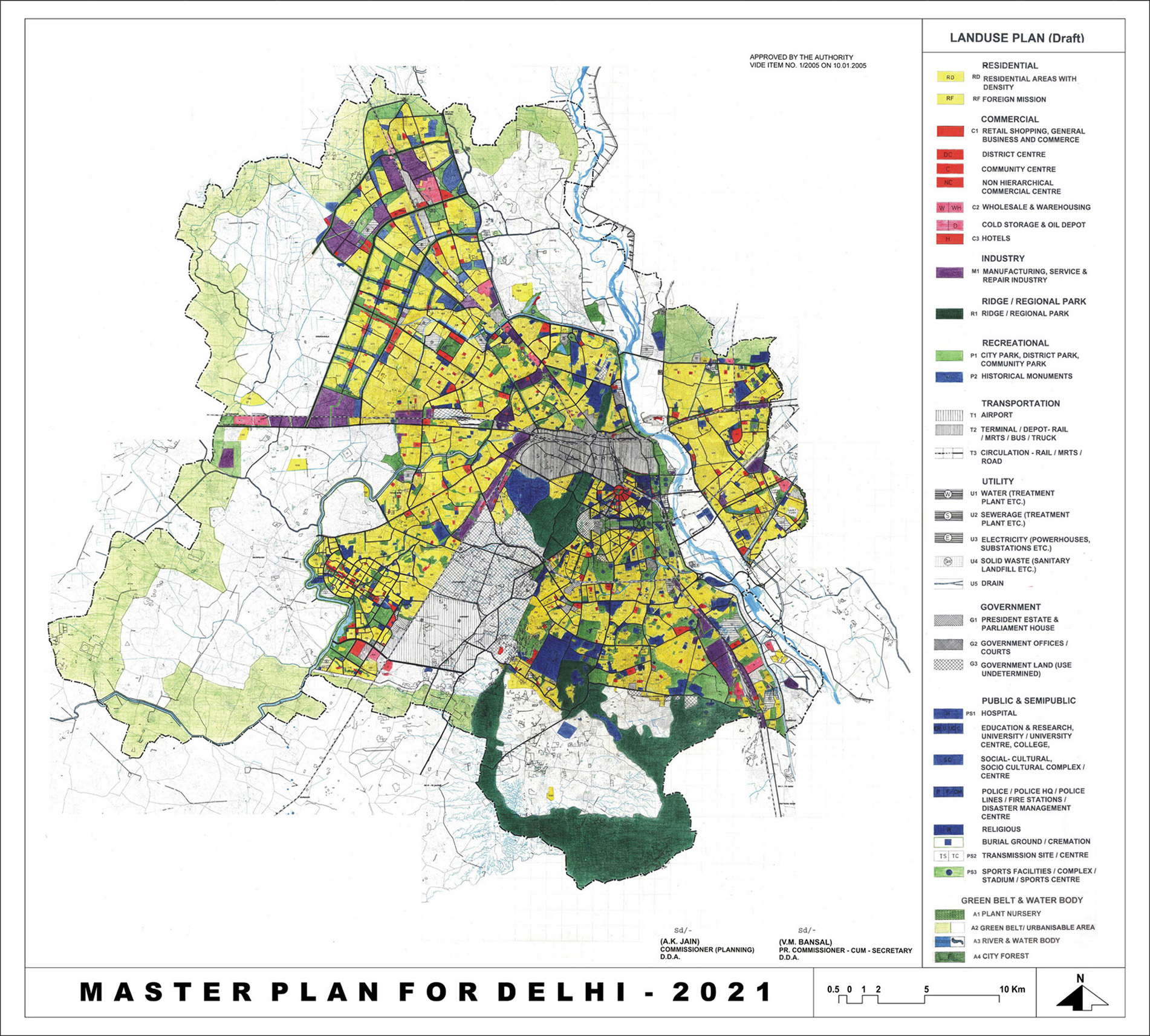 Final Land Delhi Map